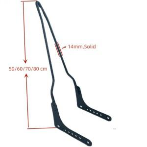 CFMOTO 450CLC 용 오토바이 시시 바 등받이 분리형 승객 액세서리 통합