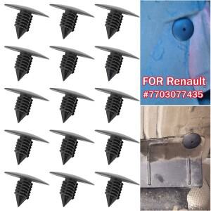 7703077435 범퍼 휠 아치 라이닝 머드 가드 클립 부트 내부 패스너 Renault Clio Espace Master Megane Twi
