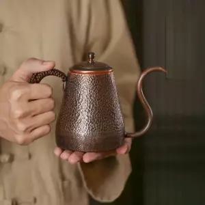 커피 동주전자 핸드드립 찻주전자 티포트 가정용 다도 빈티지 원색 주전자