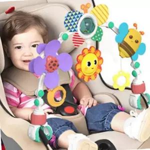 유모차 모빌 외출용 부착형 헝겊 딸랑이 장난감