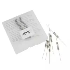 T2AL250V 2A 퓨즈 슬로우 블로우 520mm 시간 지연 250V 퓨즈40Pcs 2암페어 078 리드 세라믹 02
