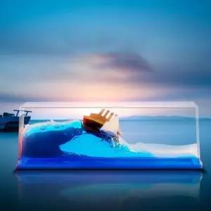 타이타닉 물방울 워터볼 인테리어 소품