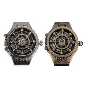 플립 디자인의 실버 빈티지 장식 주얼리 스몰 스타 시한 1 18인치 직경의 남성용 오티포 레트로 러더 링 워치 여성용 미니멀리스트 핑거