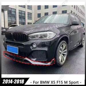 BMW X5 F15 30d 40d 35i M50i M 스포츠 2014-2018 4Pcs MP 스타일 앞 범퍼 립 스플리터 자동차 튜닝 액세서