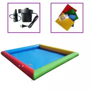 대형 에어 풀장 풍선 가정용 벌룬 워터슬라이드 놀이터 야외 수영장 베란다