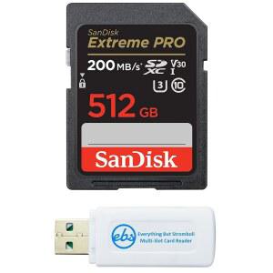 SDXC 익스트림 프로 512GB 포함 카메라 STROMBOLI 카드 EVERYTHING 파나소닉 루믹스 GH7 DC MICROSD 1개 G9 리더기 BUT 미러리스 II 512G 메모리 번들 DC SD SDSDXXD GN4IN 카드