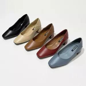 [라일리] Rly 여성 펌프스 블로퍼 구두 가죽구두 스퀘어 토 5