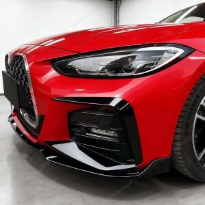 BMW 4 시리즈 G22 G23 420i M440i 2020-2024 튜닝 안개등 그릴 트림 커버 프론트 범퍼 립 스플리터 에어 벤