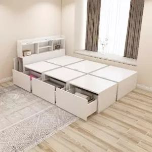 모듈식 침대 서랍장 캐비닛 수납함 다이 메트리스 받침