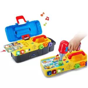 3살 남아 125가지 효과음 역할놀이 망치 전동드릴 공구놀이세트 아기장난감 이해력