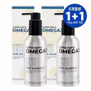 슈퍼포우 반려묘 영양제 관절 피부 오메가3 건강 관리 용품 120ml 2개