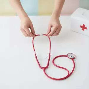 간이 청진기 만들기 심장박동 과학키트 병원놀이 진찰 호흡 청음기 소리전달 (2개) 역할놀이