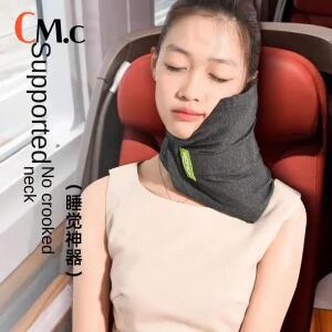 수유쿠션새로운 패턴 메모리폼 여행용 베개 목 지지 쿠션 세탁 가능한 커버 포함 비행기 기차 자동차용 수