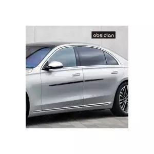 벤츠 S클래스 W223 부착형 도어가드 블랙 롱버전 1대분 순정품같은 피팅감 2278973 옵시디언 J
