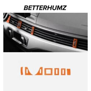 아우디 A4 B9 A5용 베터험즈 알칸타라 센터 콘솔 에어벤트 아울렛 패널 트림 스티커 튜닝 자동차 인테리어