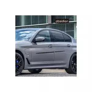BMW 5시리즈 G30 부착형 도어가드 블랙 롱버전 1대분 순정품같은 피팅감 2278981 옵시디언 J