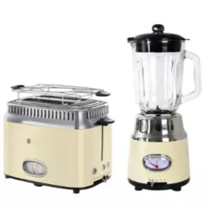 러셀홉스 레트로 토스터기 믹서기 세트 베이지 신혼 BNS