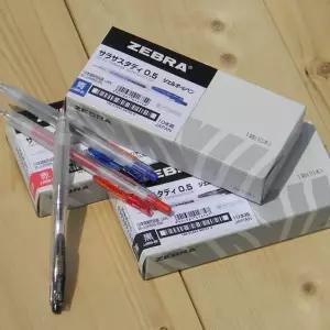 문구반점 필기구 겔펜 사라사 중성펜 수입펜 젤펜 0.5mm