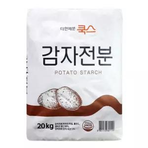 대한제분 곰표 쿡스 감자전분 20kg 1개