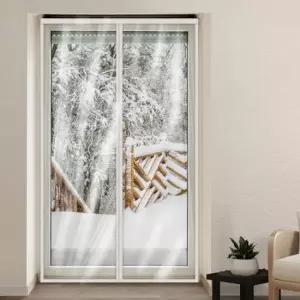 화이트 보온 비닐 커튼 소 창문바람막이커튼 현관문방풍커튼