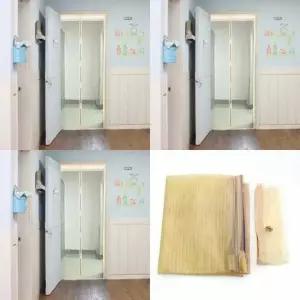 고급형 문 모기장 아이보리 120cm 현관방충문 방문모기장