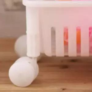 이동식 수납 선반 3단 이동수납함 이동수납카트