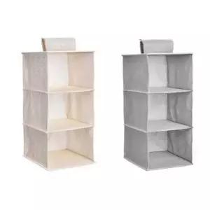 3단 부직포 정리함 가방보관걸이 가방정리함