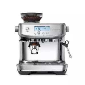 브레빌 커피 머신 실버 PID 30단 분쇄도 다이얼 LCD BNS