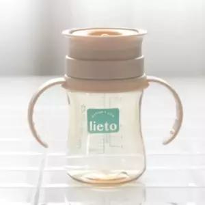 리에또 유아컵 흘림 방지 트레이닝컵 200ml 베이지 BNS