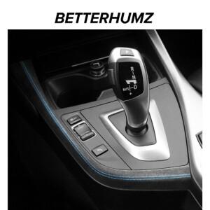 BMW F20 시리즈 1 용 Alcantara 랩 자동차 인테리어 센터 콘솔 기어 시프터 패널 사이드 트림 스트립 커버