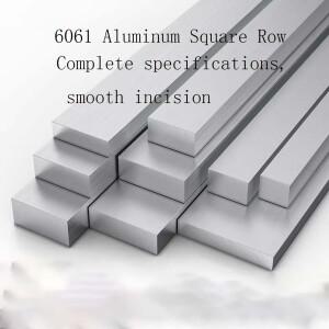 1개 6061 알루미늄 합금 플랫 바 플레이트 사각 막대 판금 스트립 솔리드 CNC 재질 두께 1mm 1.5mm 2mm 3mm