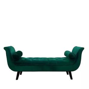 쇼파 베드 벤치 16m 휴식 팔걸이 사이드 인테리어 스툴 1다크그린