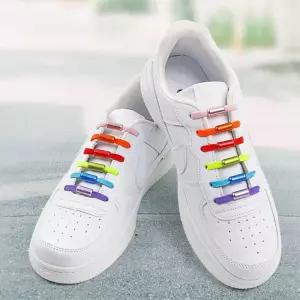 매듭없는 고무 탄성 신발끈 고정 고무줄 운동화끈 Hzo6+6whS