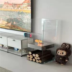 모던 에탄올 난로 가정용 불멍 유리화로 알콜 아파트