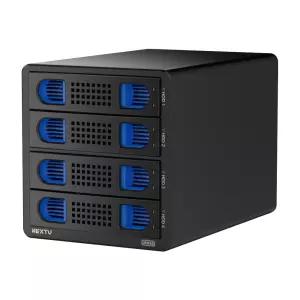 C타입 4Bay DAS 외장하드 데이터 스토리지 10기가 SSD HDD SATA 외장케이스