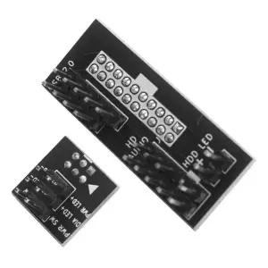 호환 DIY 모듈 Dell Optiplex 7010 9010 7020 9020 T1700 마더보드용 컴퓨터 용품 전면 패널 헤더 어댑터