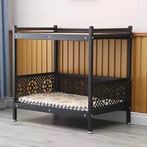 강아지 침대 철제 원목 고양이 2층 반려묘 프레임