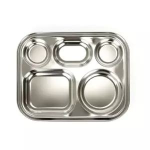 무연마제 국내산 스텐27종 아동 식판 (대형)/어린이/급식/식기/그릇/급식판/배식판/유치원/어린이집/스텐