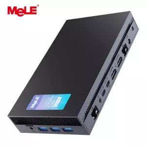 MeLE 미니 PC 코어 i5-1235U, 16GB 512GB 듀얼 이더넷 포트, USB 타입-C, 산업 디자인 마이크로컴퓨터 오버