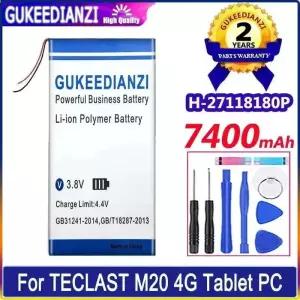 Teclast M20 4G 태블릿 PC H-27118180P 프리미엄 교체용 7400Mah 경량 노트북 배터리