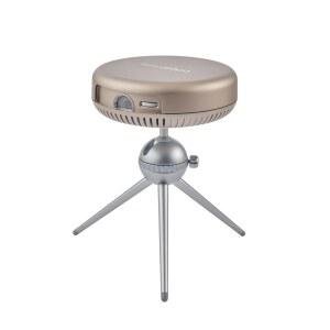 Adget iSpace2 스마트 미니 프로젝터, WiFi 및 블루투스가 지원되는 1080P 휴대용 360 블루투스 스피커, 삼각대 포함, 실외 실내용 안드로이드 9.0 충전식 포켓