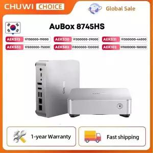 CHUWI Choice AuBox 미니 PC AMD Ryzen 7 8745HS 16GB DDR5 512GB SSD 윈도우 11 프로 4K 디스플레이 AI-Li