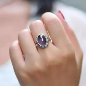 많은 색상 인도 보석 펜던트