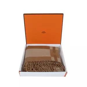 Hermes(에르메스) H393870T 파상트 캐시미어 브라운 머플러(광주상무점)