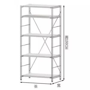 일본 무인양품 유닛 스틸 선반 매장 스테인리스 패널