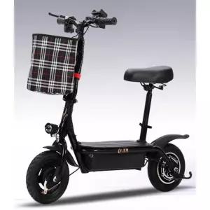 전동 킥보드 화이트 접이식 전기 좌식 48V