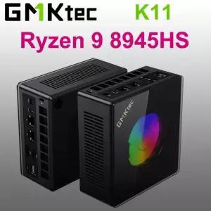 GMKtec K11 AMD 라이젠 9 8945HS 게이밍 미니 PC 윈도우 11 프로 라데온 780M DDR5 5600MHz 32GB 1TB SSD W