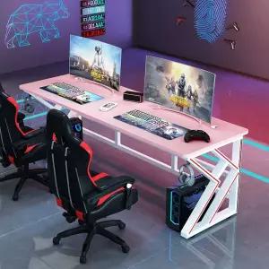 2인용 게이밍 테이블 쌍둥이 데스크 사무용 트윈 책상 신혼 조립식 컴퓨터책상 원목