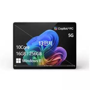 마이크로소프트 2024 서피스 프로 11 스냅드래곤 X 플러스, 플래티넘, 256GB, 16GB, WIN11 Home, ZEJ-00015