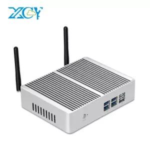 XCY 팬리스 미니 PC 인텔 코어 i7 4500U i5 4200U i3 5005U Windows 10 HDMI VGA 디스플레이 300Mbps Wi-Fi